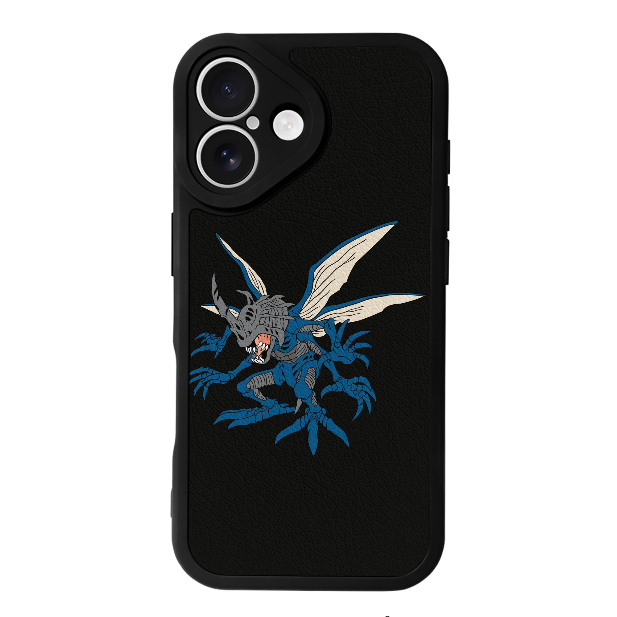 （画像用） Digimon デジタルモンスター/デジモン 【iPhone 16シリーズ対応】シリコンスマホケース（レザー調） 材質：シリコン
